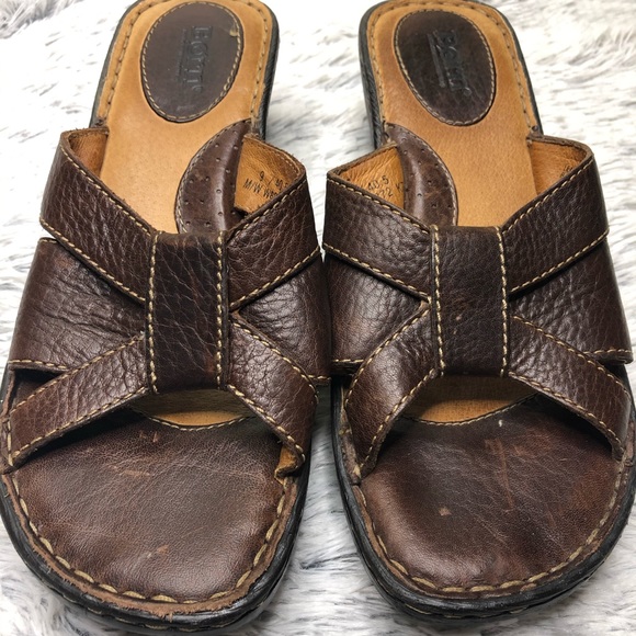 Born Shoes Born Womens Brown Sandals Size 9 Poshmark